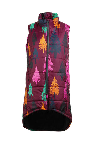 MONT BLANC long puffer vest 'pines'