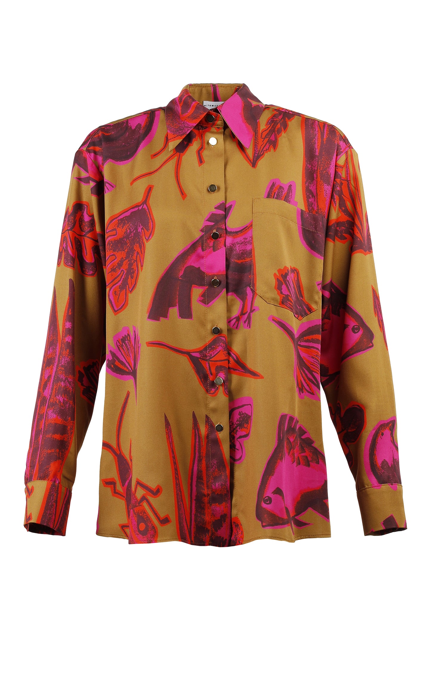 MORPHINI oversized shirt 'Totem Pink'