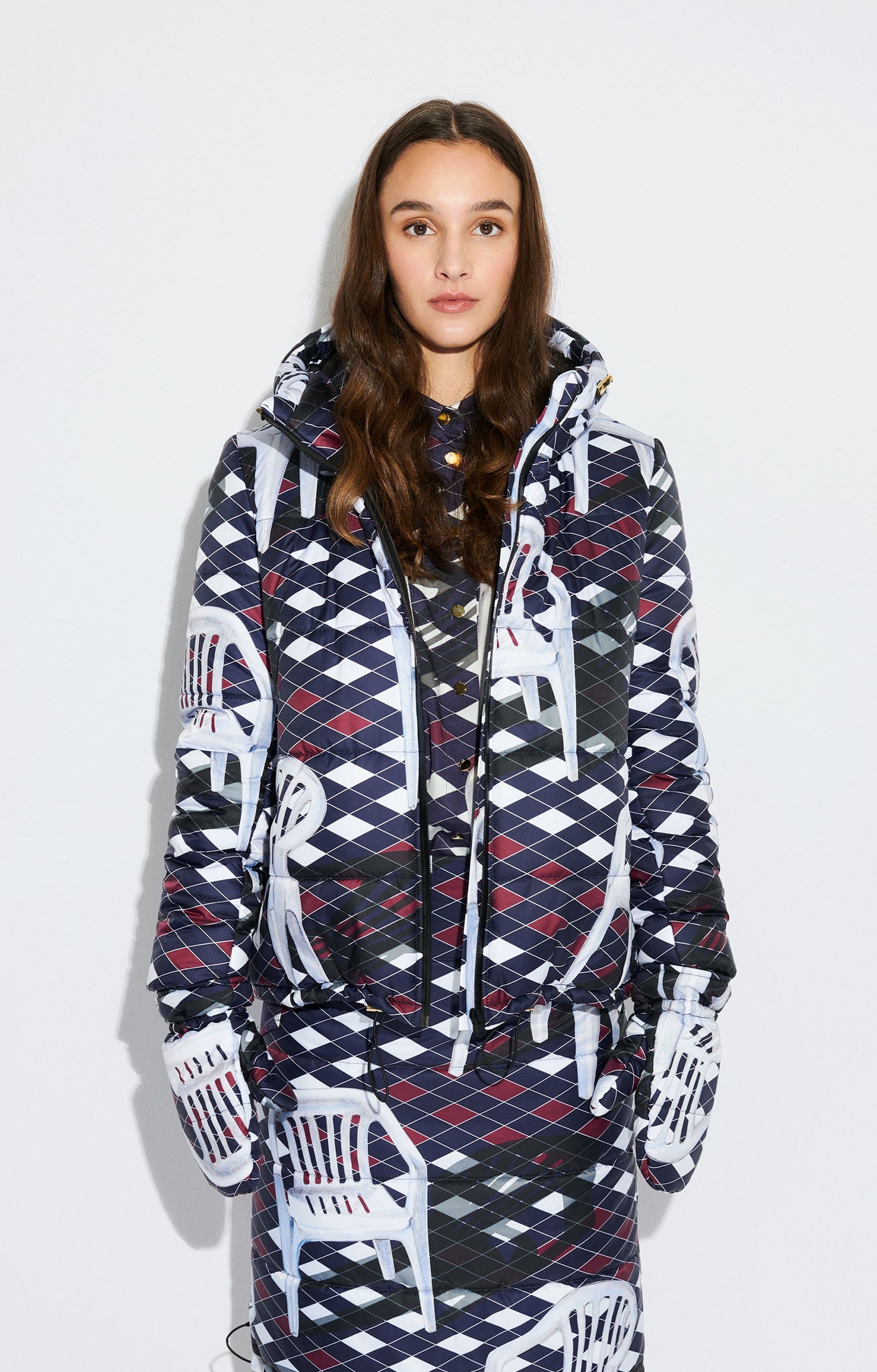 PARNASSUS puffer jacket 'chairs'