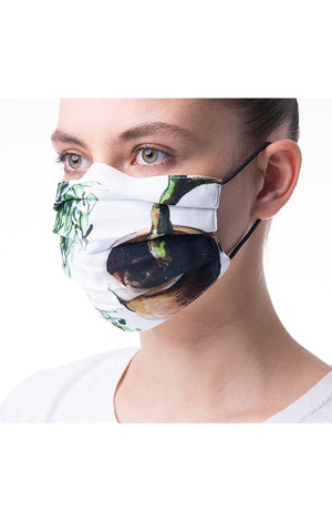 'Plants' print mask 3 pieces