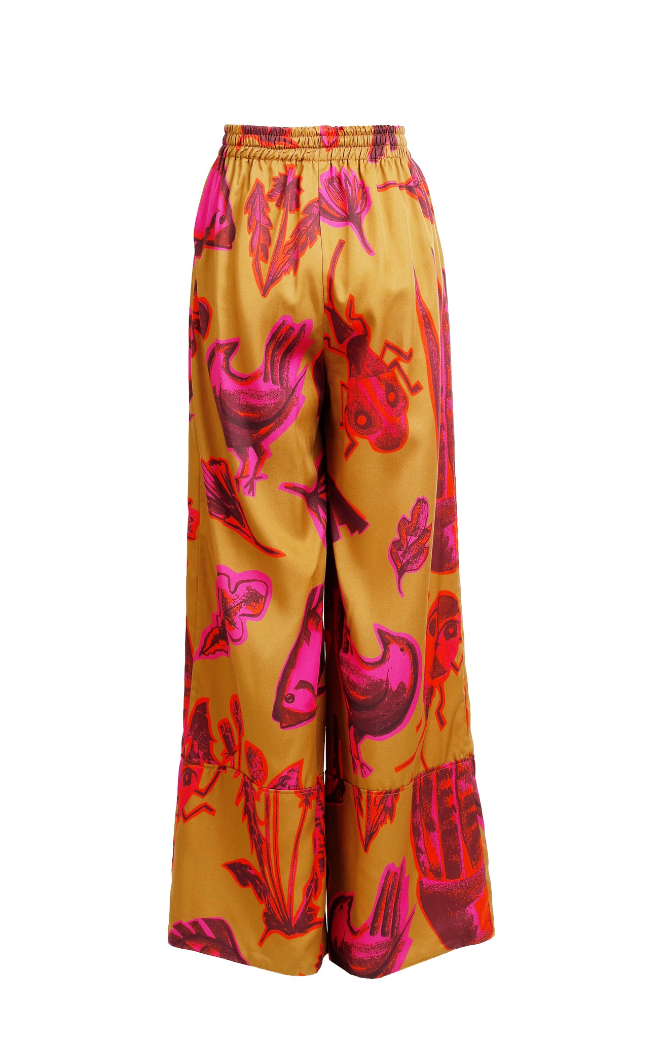 PRADOLLANO drawstring trousers 'totem pink'