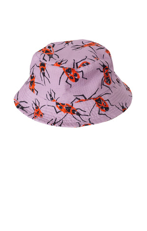 STING bucket hat 'lilac firebugs'