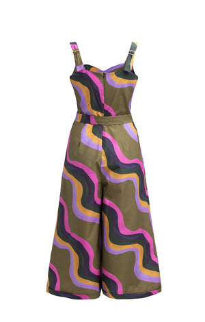 SULLO cotton jumpsuit 'waves'
